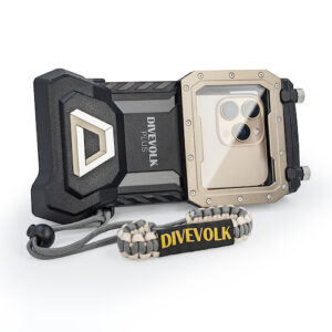Divevolk Sea Touch 4 Max schwarz Smartphone Unterwassergehäuse