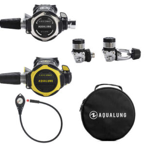 Aqualung Legend Elite Set, inkl Oktopus, Finimeter und Reglertasche